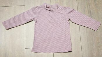Col coulé violet/rose. Fille 23 mois. Marque Tex