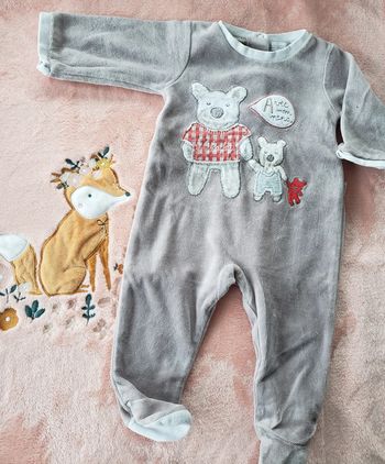 Pyjama gris mixte