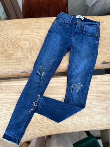 Jean brut skinny destroy mango strech fille femme ado 34 XS 14 ans