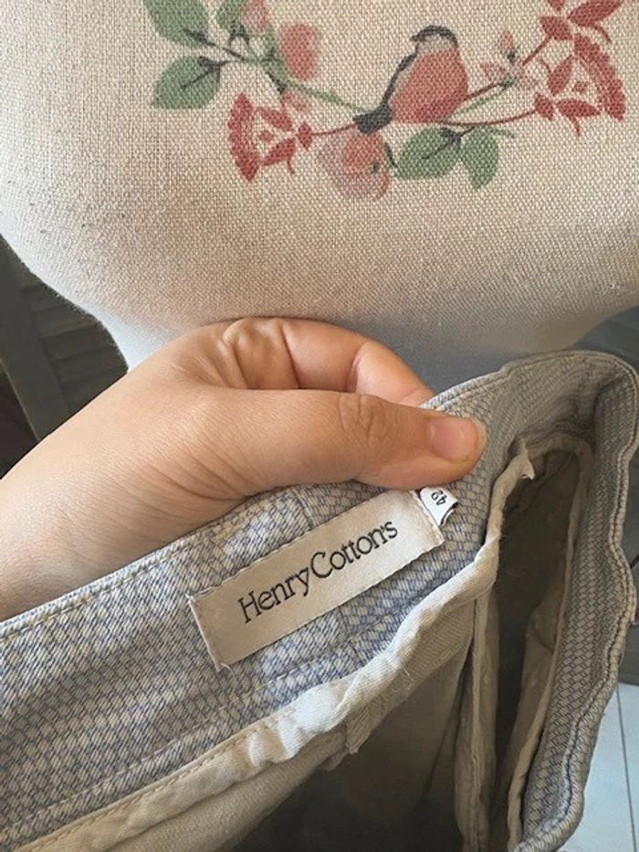 pantalon et legging Henry Cotton´s bleu clair taille 42 - photo numéro 7