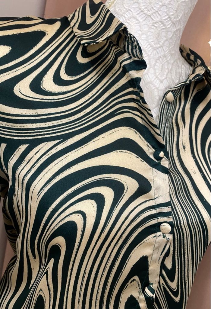 Chemise imprimé marbré La Petite Étoile - photo numéro 3