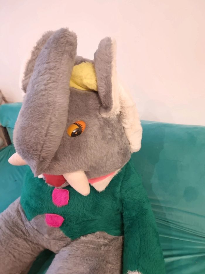 Énorme peluche Babar plus d'un mètre - photo numéro 14