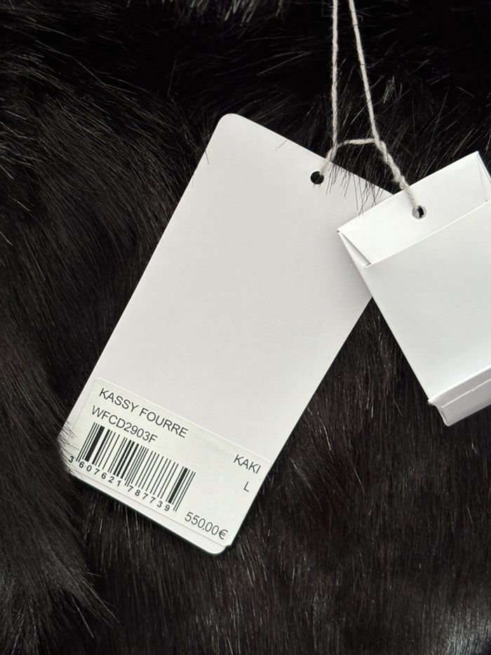 Blouson veste pour femme Zadig&Voltaire fausse fourrure taille L - photo numéro 12