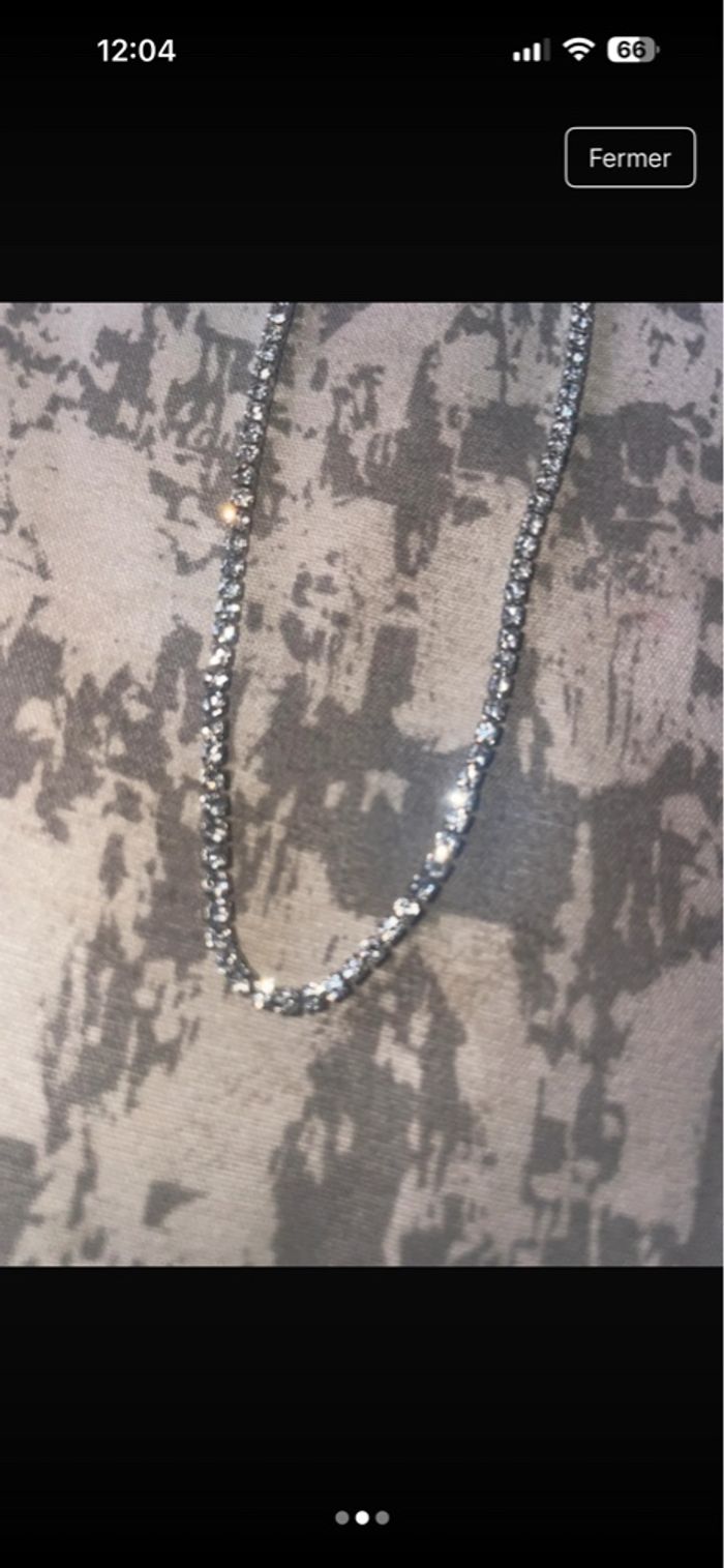 Collier rivière de diamant neuf - photo numéro 2