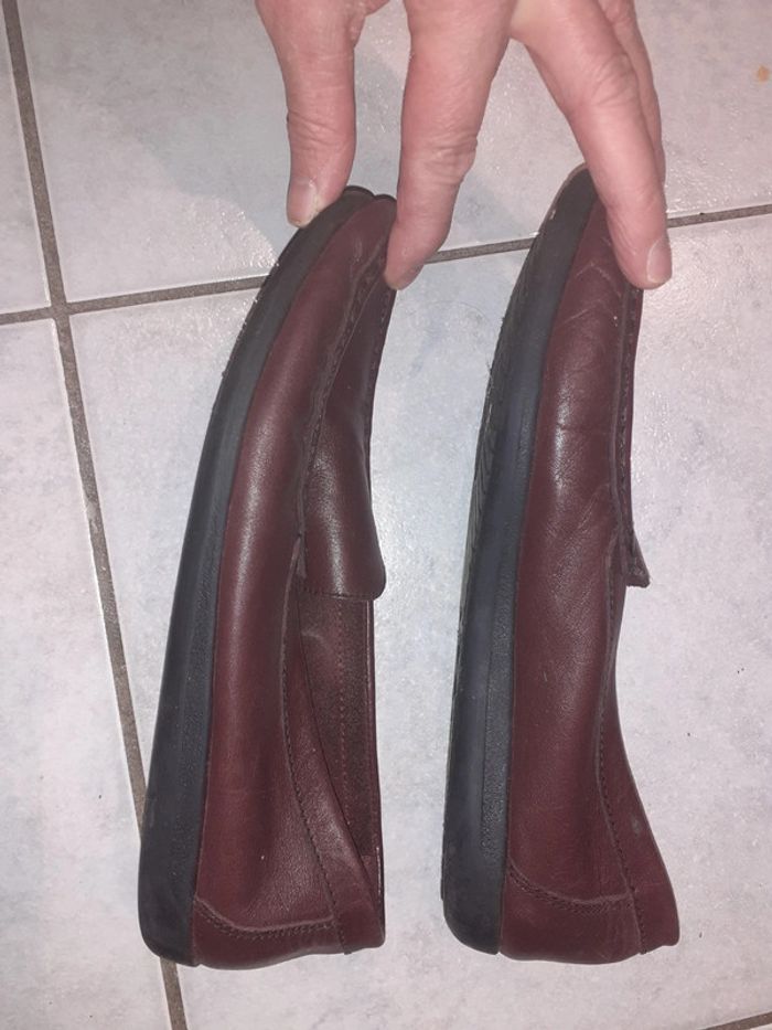 Chaussure bateaux  en cuir - photo numéro 3