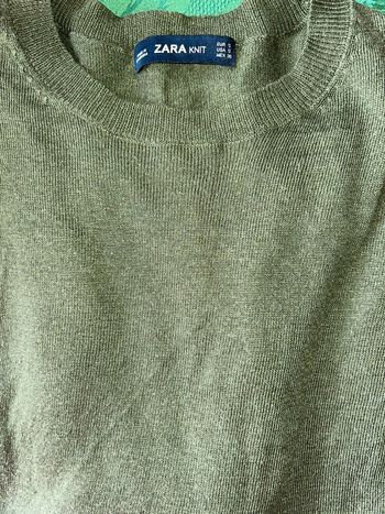 Pull fin kaki 36 Zara