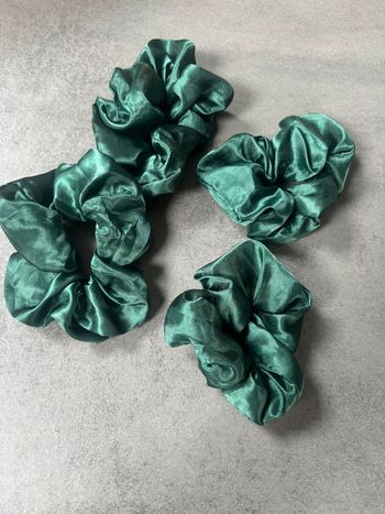 Lot de 4 chouchous vert