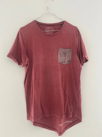Tee shirt bordeaux jack and jones