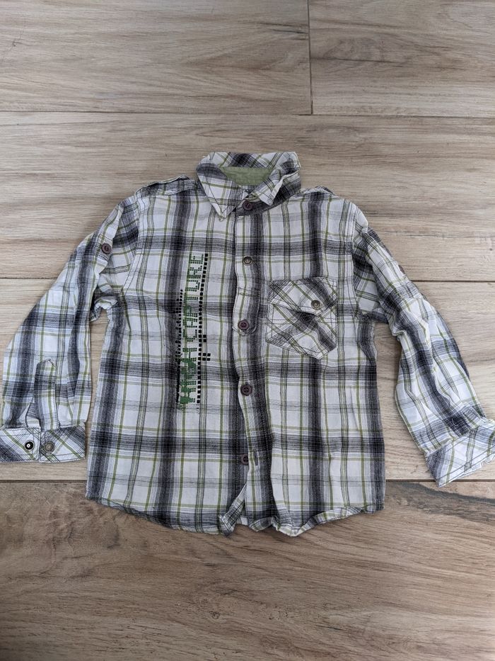 Chemise à carreaux 3 ans