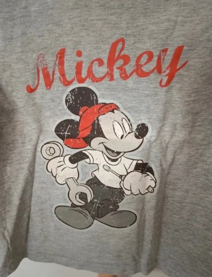 Lot t-shirt manche longue disney mickey - photo numéro 5