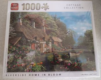 puzzle Neuf 1000 pièces Cottage Collection Riverside Home In Bloom