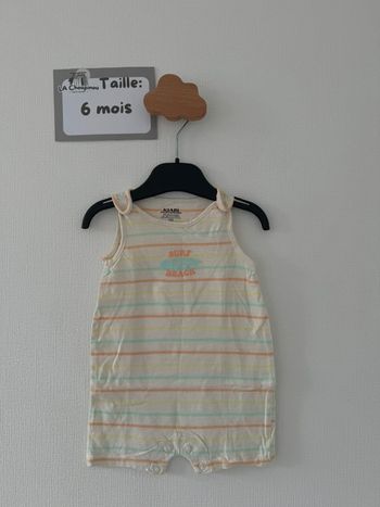 Barboteuse été - taille 6 mois 🌼