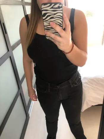 jeans noir femme JSK stretch taille 40