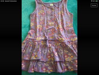 robe été 3 / 4 ans coton tbe