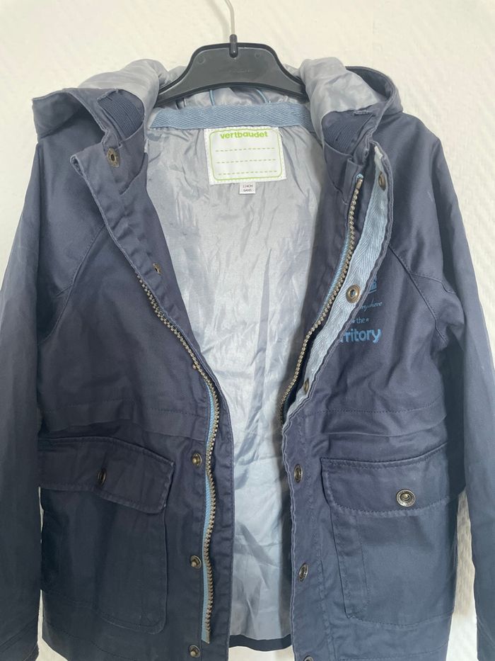 Veste mi-saison garçon 6 ans Vertbaudet bleu marine - photo numéro 4