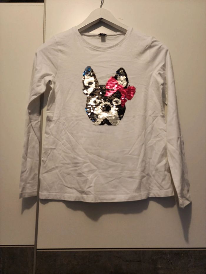 T-shirt bouledogue