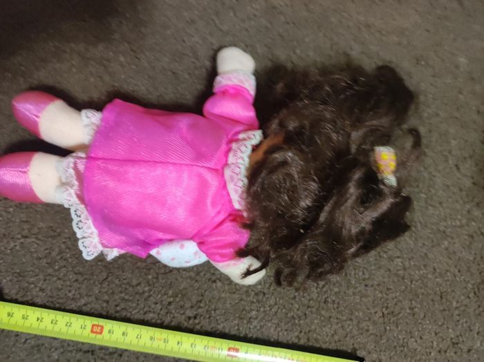 Magnifique poupée chiffon rose - photo numéro 3