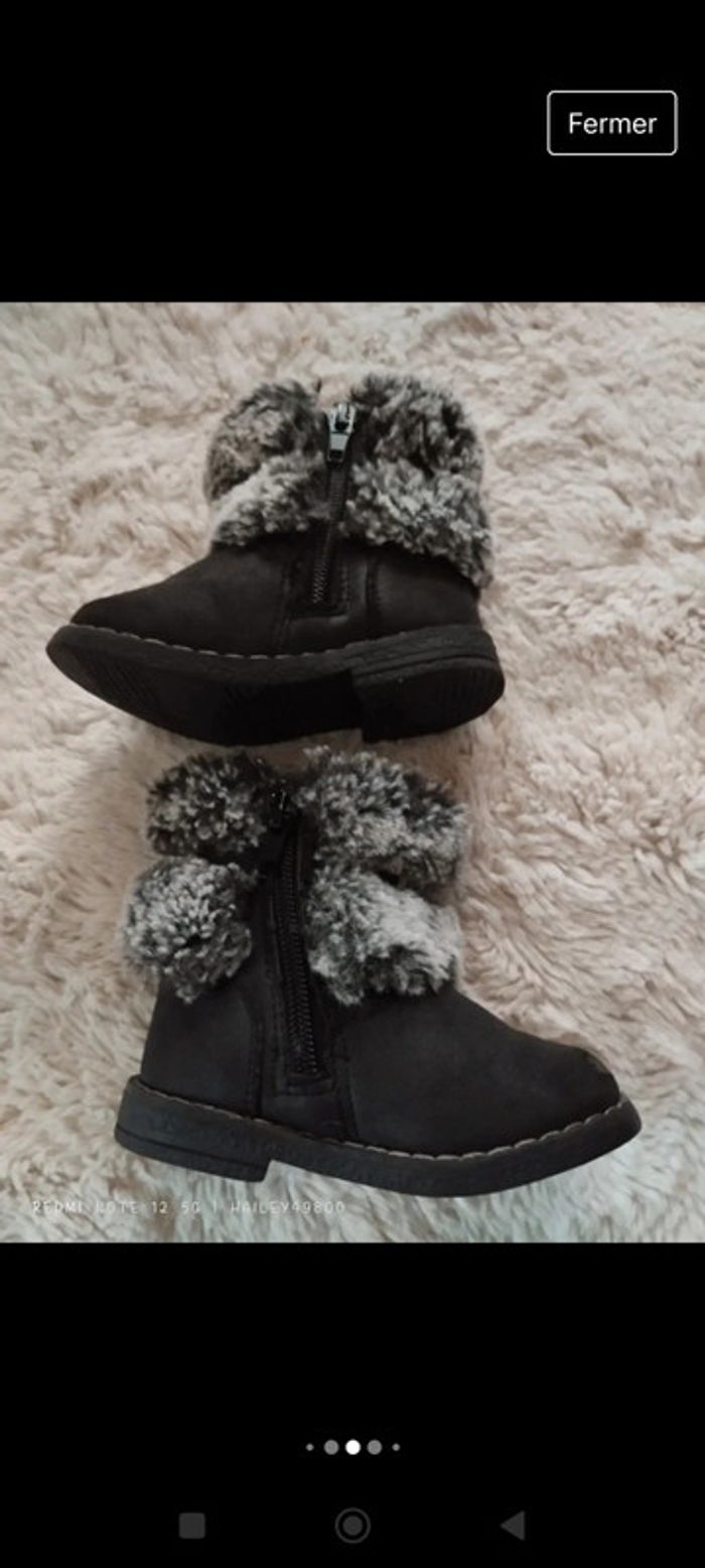 Jolie petite paire de bottes pointure 20 - photo numéro 6