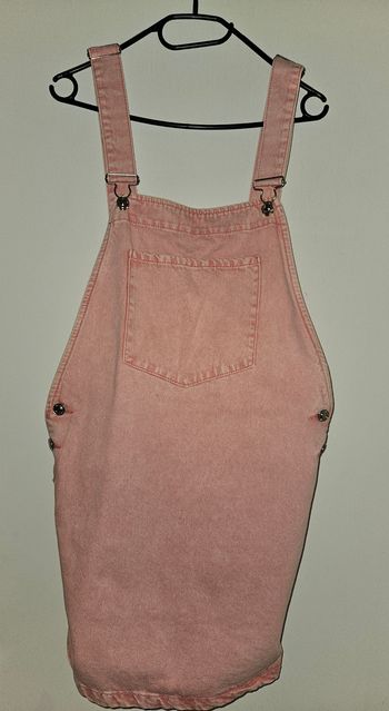 Salopette jupe courte en jean