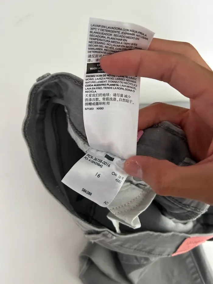 Jean Levi's Denizen Fille Gris | Jegging | Taille 16 Ans | Très Bon État LF099 - photo numéro 7