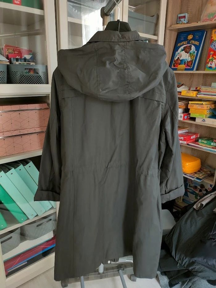 Parka Marks & Spencer kaki, taille 42, 52% coton, détails ajustables, confort et style - photo numéro 4