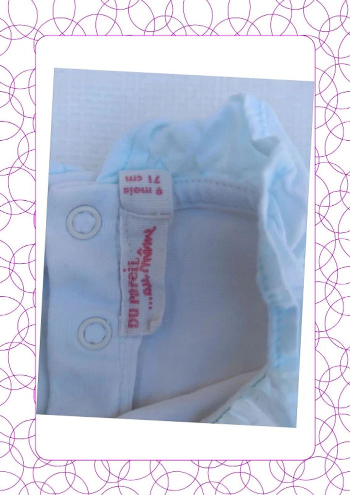 Body 9 mois Du pareil au même - photo numéro 2