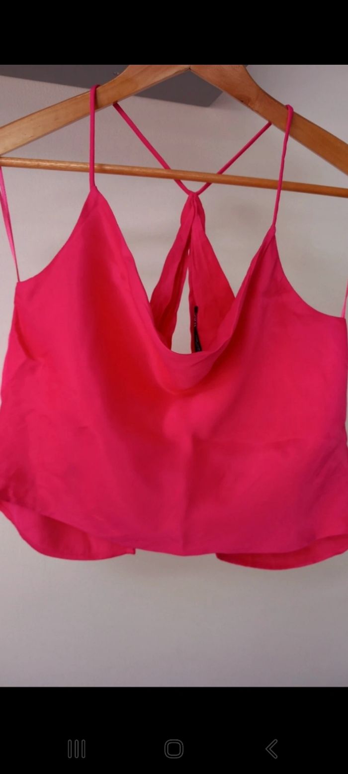 Haut fushia zara s - photo numéro 3
