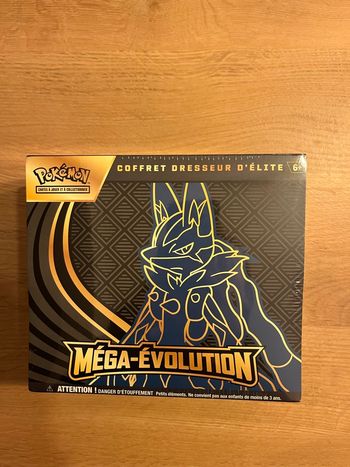 ETB Pokémon Lucario - Mega Évolution - scellage parfait