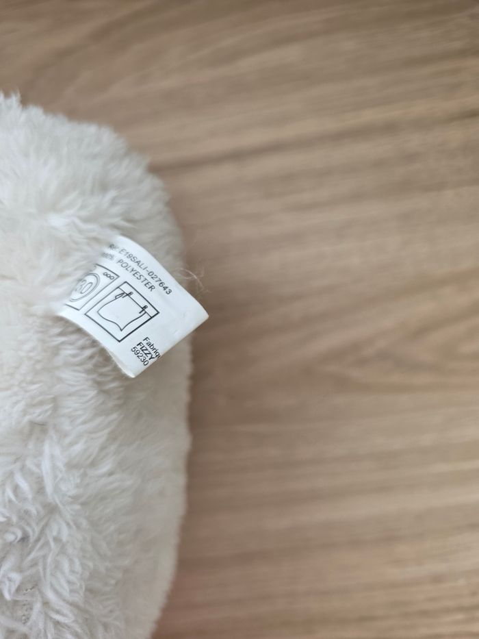 PELUCHE SAC POULE BLANCHE MARQUE FIZZY 30 CM - photo numéro 6