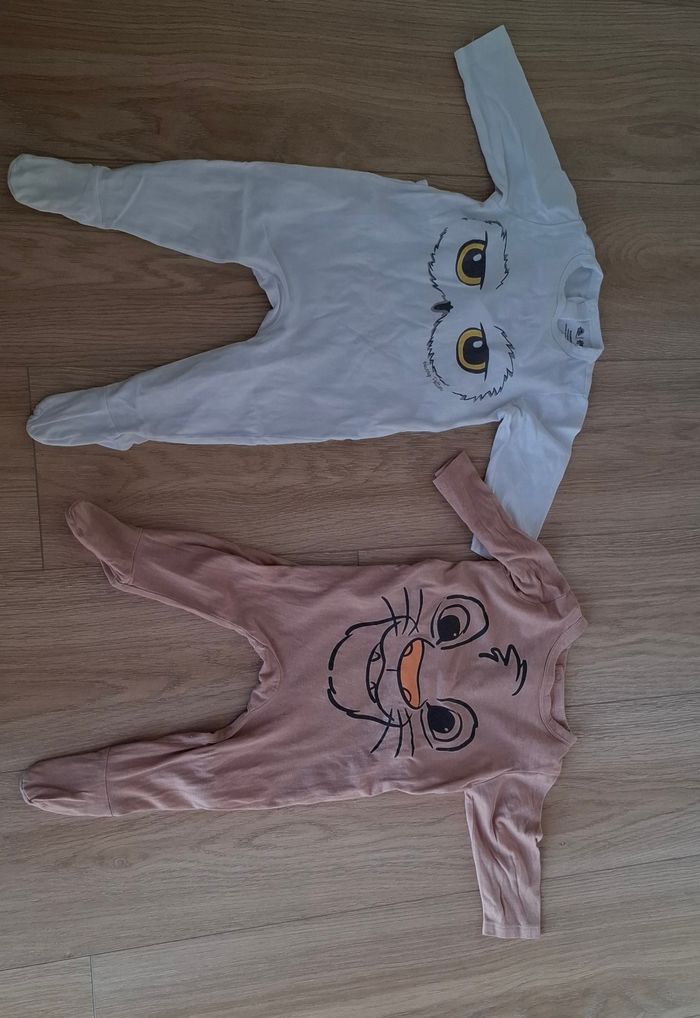 Lot de 2 pyjamas manches longues