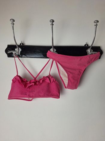 Maillot 2 pièces fille 12 ans rose