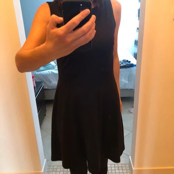 Robe patineuse noire t36