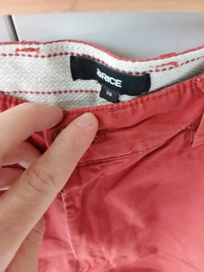 Bermuda rouge Brice taille 36 - photo numéro 2