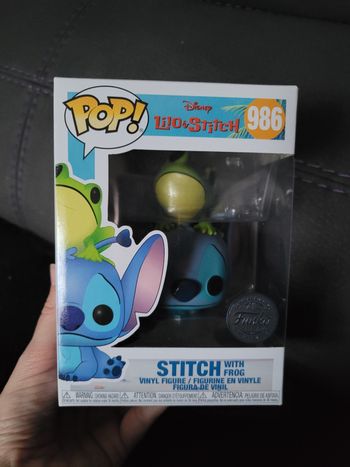 Funko pop Disney stitch with frog