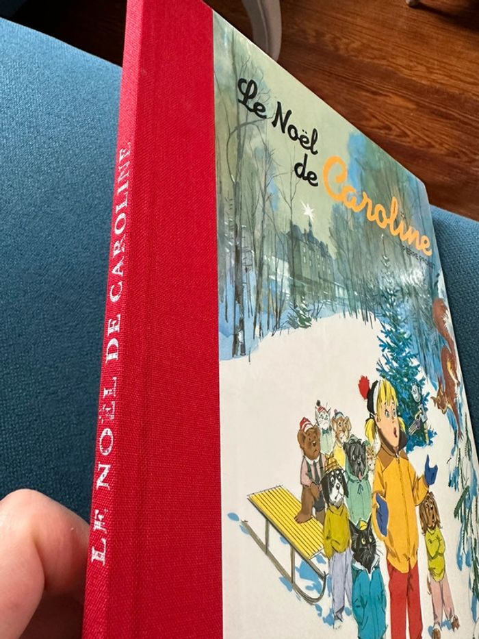 Livre album bd Pierre Probst collector relié rouge Caroline le Noël réveillon sapin - photo numéro 2