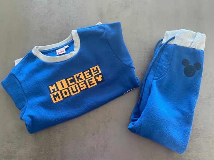 Ensemble de jogging bleu Mickey Kiabi 8 ans