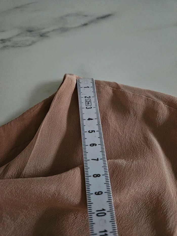 Max Mara blouse beige/rosée taille M - photo numéro 9