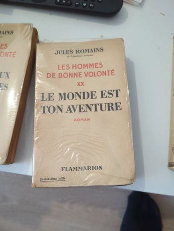 Les hommes de bonne volontés XX Jules romains