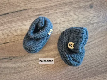 Lot 2 paires de chausson naissance