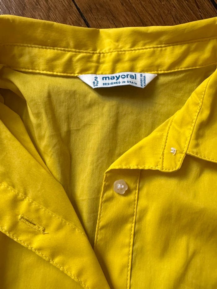 Magnifique tunique mayoral 2 ans jaune neuve - photo numéro 2