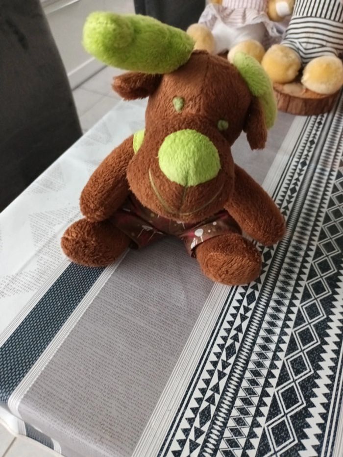 Lot 2 peluches cerfs - photo numéro 2