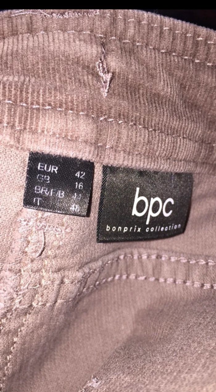 Pantalon velours Bonprix taille 42/44 - photo numéro 6