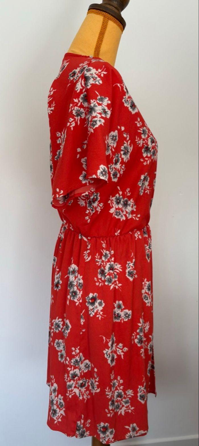 Robe fleurie rouge - photo numéro 2