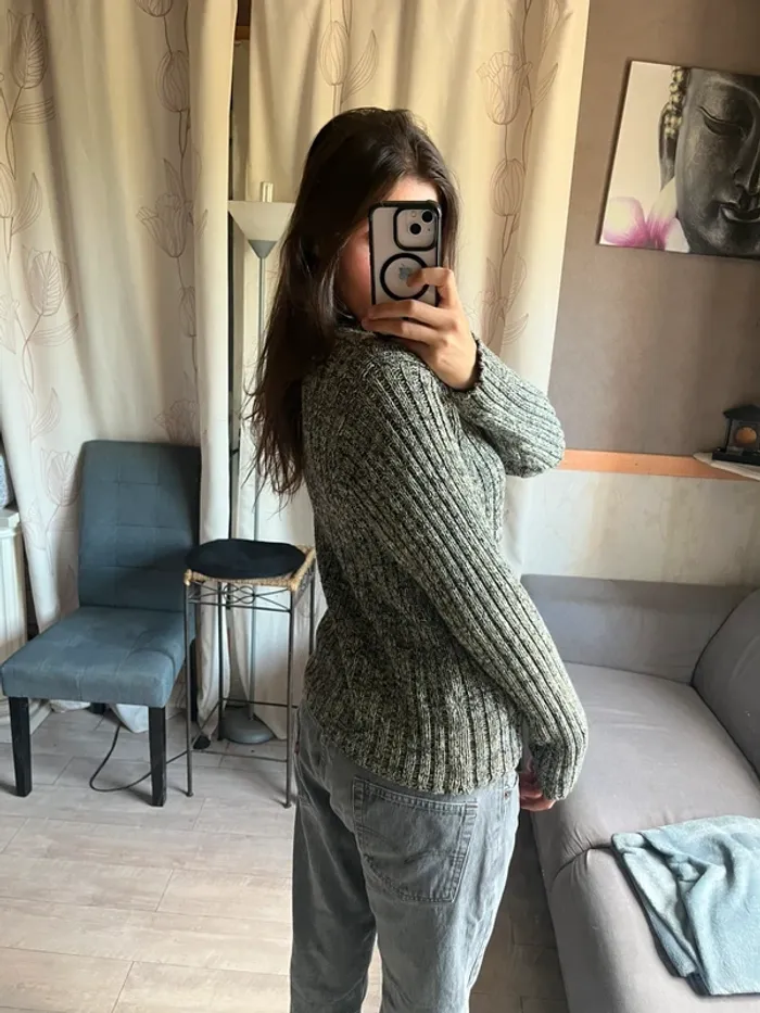Pull laine vintage montagne y2k 2000yer - photo numéro 4