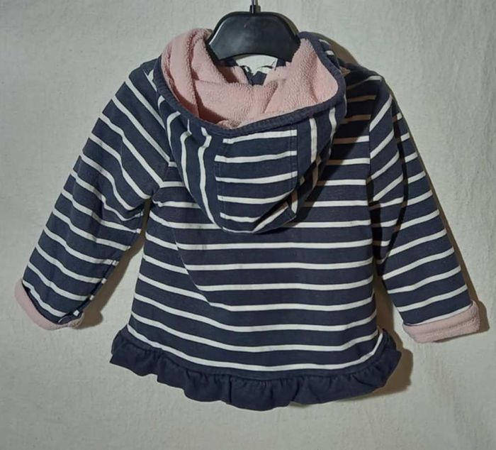 Veste rayée à capuche Terre de Marins - photo numéro 2