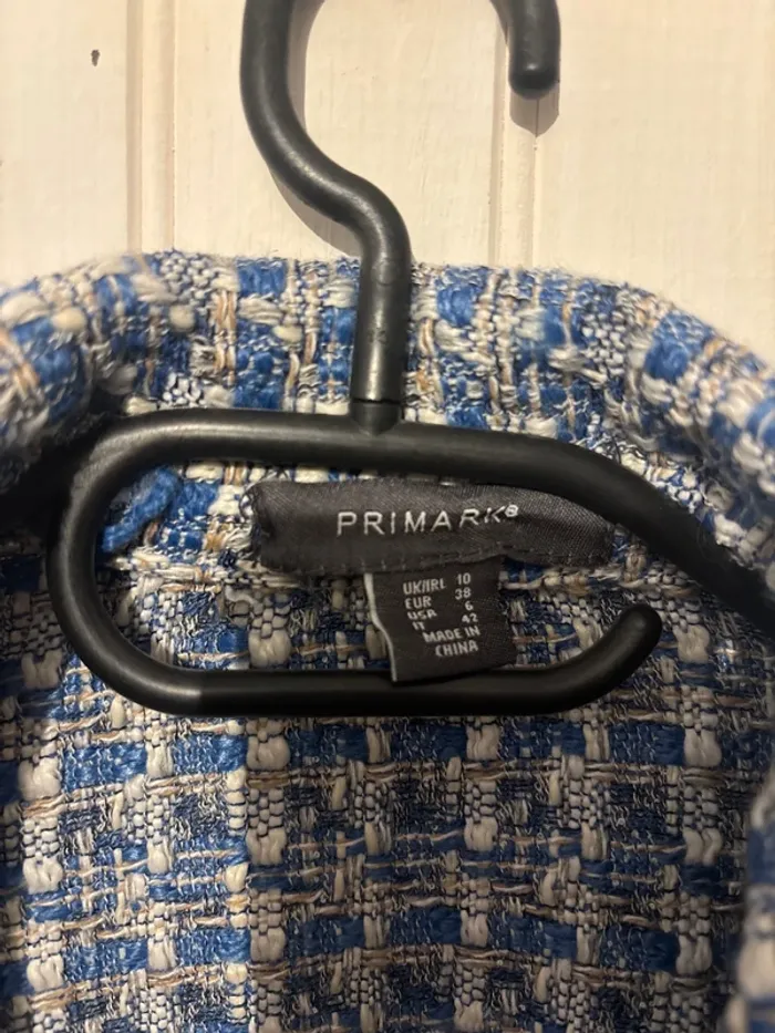 Veste bleue blanche Primark - photo numéro 3