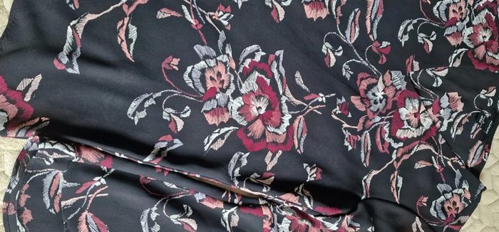 Blouse fluide Alfani manches 3/4 et évasées noir a motifs taille 4 (38) - photo numéro 2