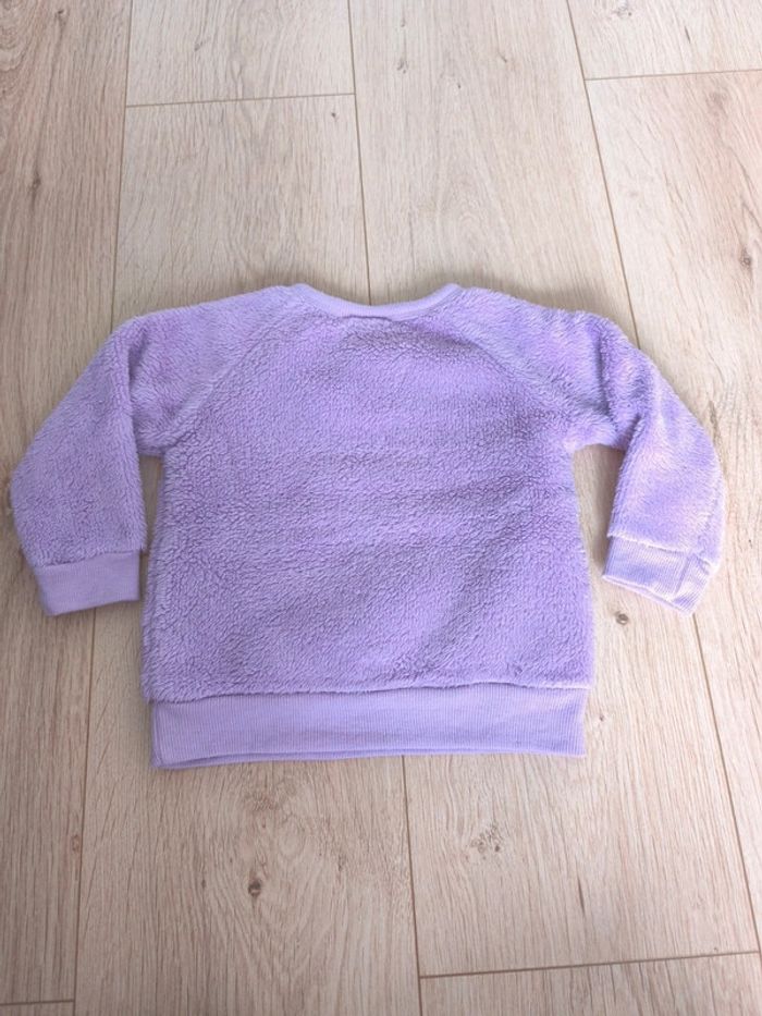 Pull chaud et doux fille koalas mauve Pekkle - 12-18 mois - photo numéro 3