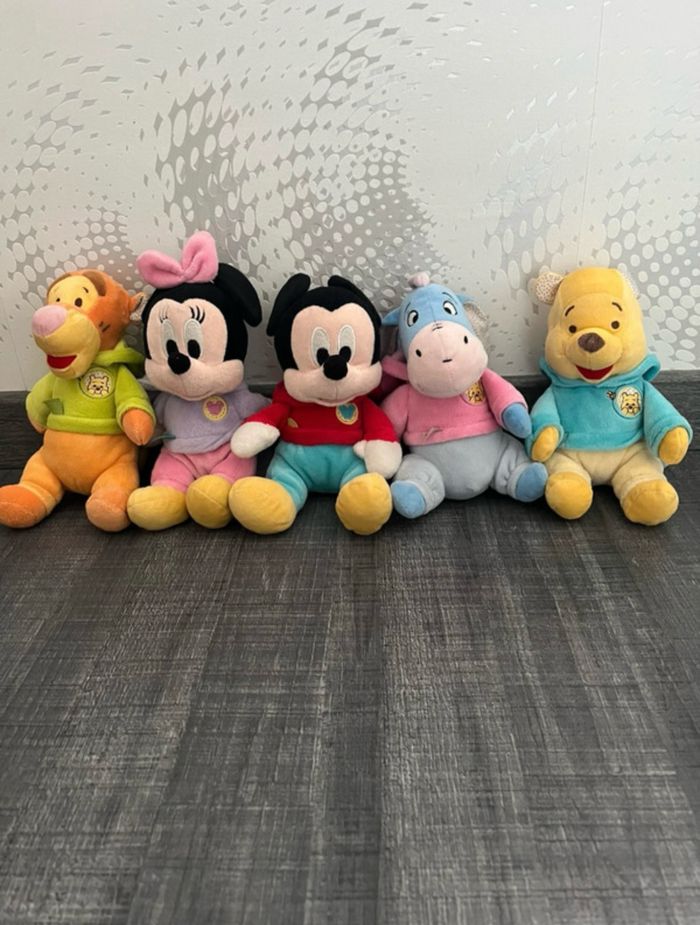 Lot de 5 peluches Disney