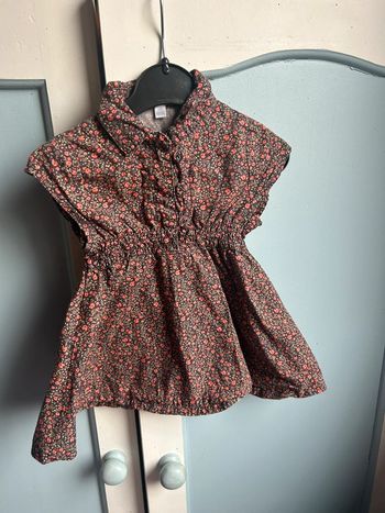 Chemise sans manches , kitchoun 6 mois